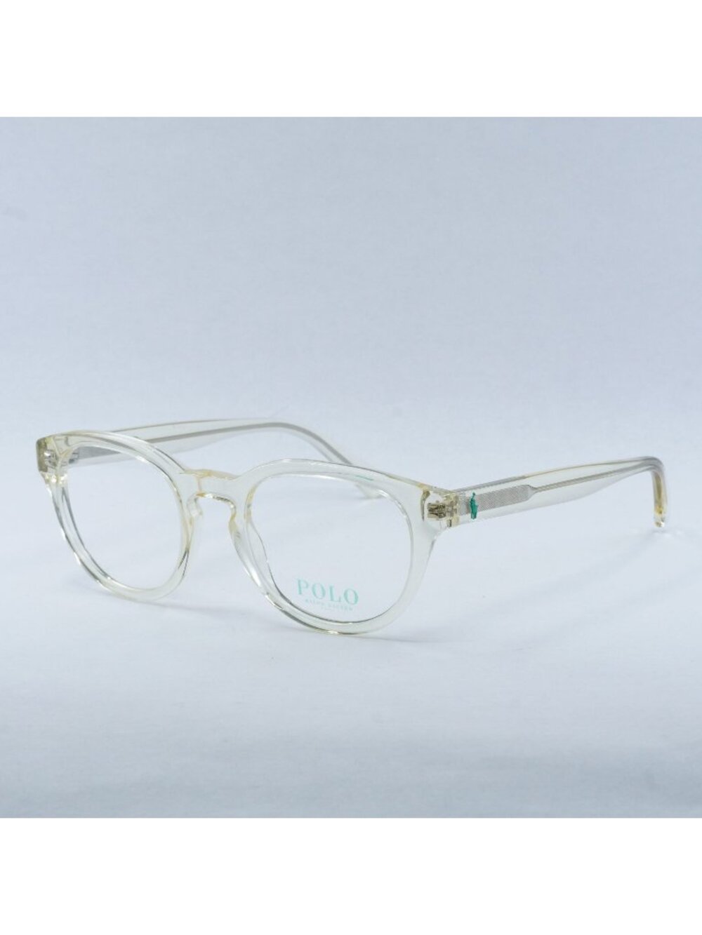 Polo Ralph Lauren PH2262 5034 Eyeglasses Shiny Transparent Pinot Grey 50mm